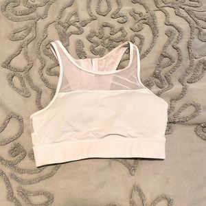 Zyia, size small, white all star sports bra.
